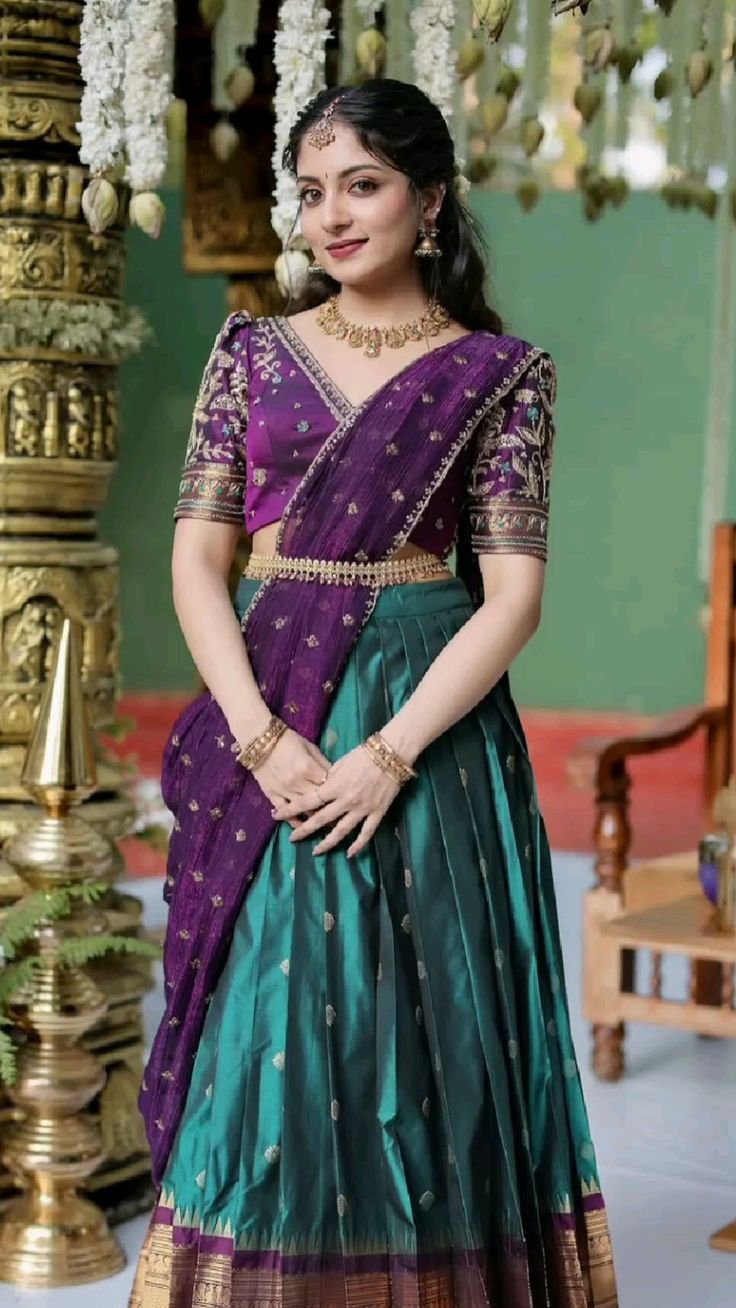 half saree 8